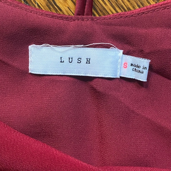 NWOT Lush Red Spaghetti Strap Top- Size S - Picture 4 of 7